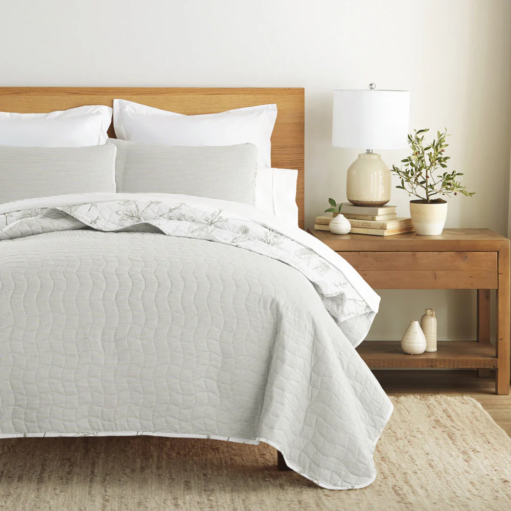 Blooming Daisy Reversible Quilted Coverlet Set (Sale) - Image 5