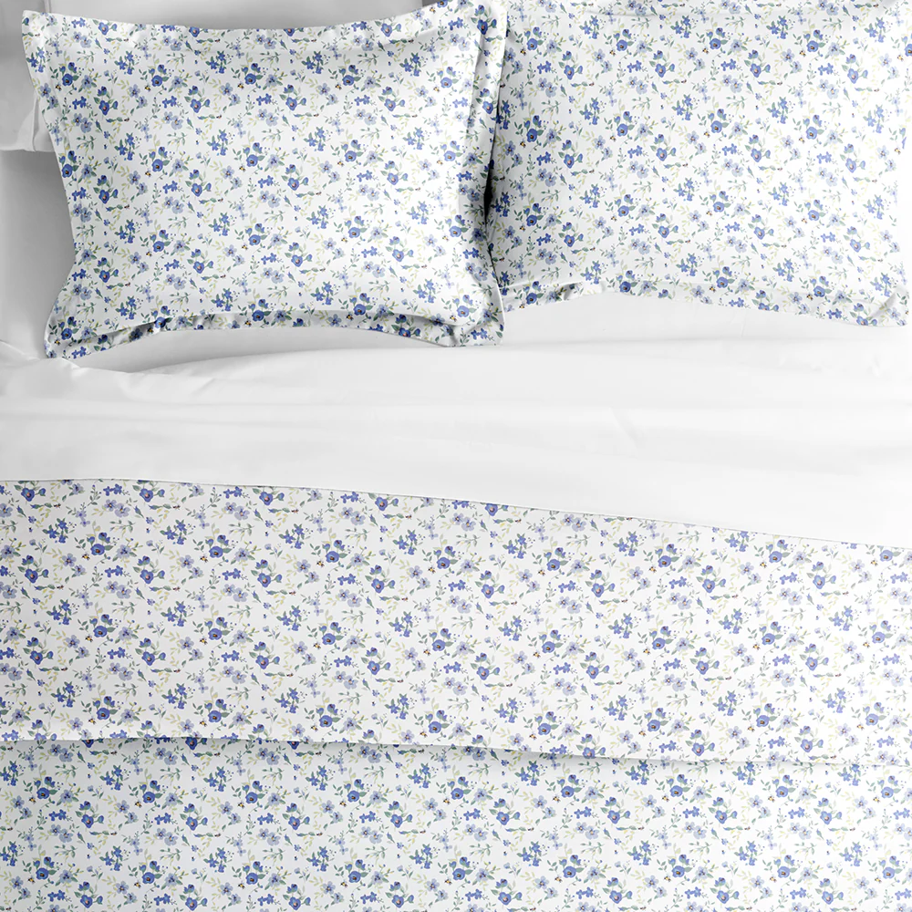 Blossoms Pattern 3-Piece Duvet Cover Set (Sale) - Image 5