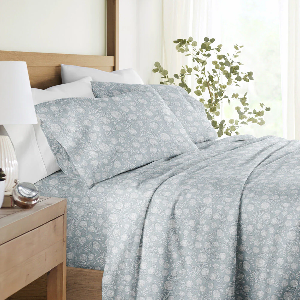 Bohemian Garden 4-Piece Long Staple Cotton Sheet Set (Sale) - Image 2