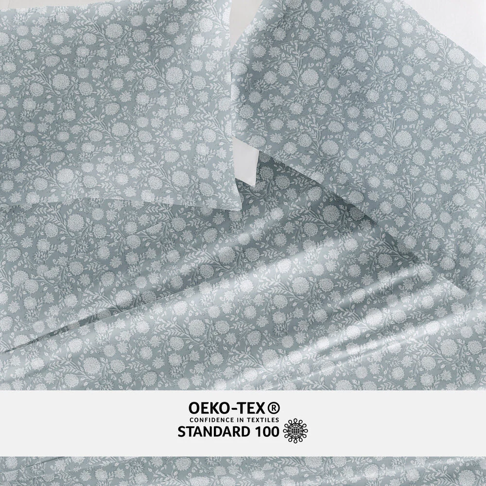 Bohemian Garden 4-Piece Long Staple Cotton Sheet Set (Sale) - Image 3