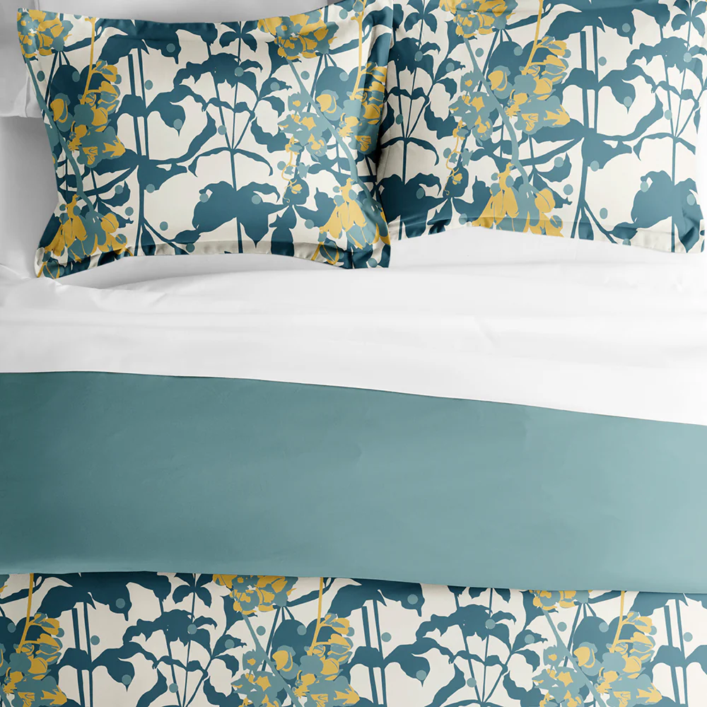 Boho Flower Pattern 3-Piece Reversible Duvet Cover Set (Sale) - Image 13
