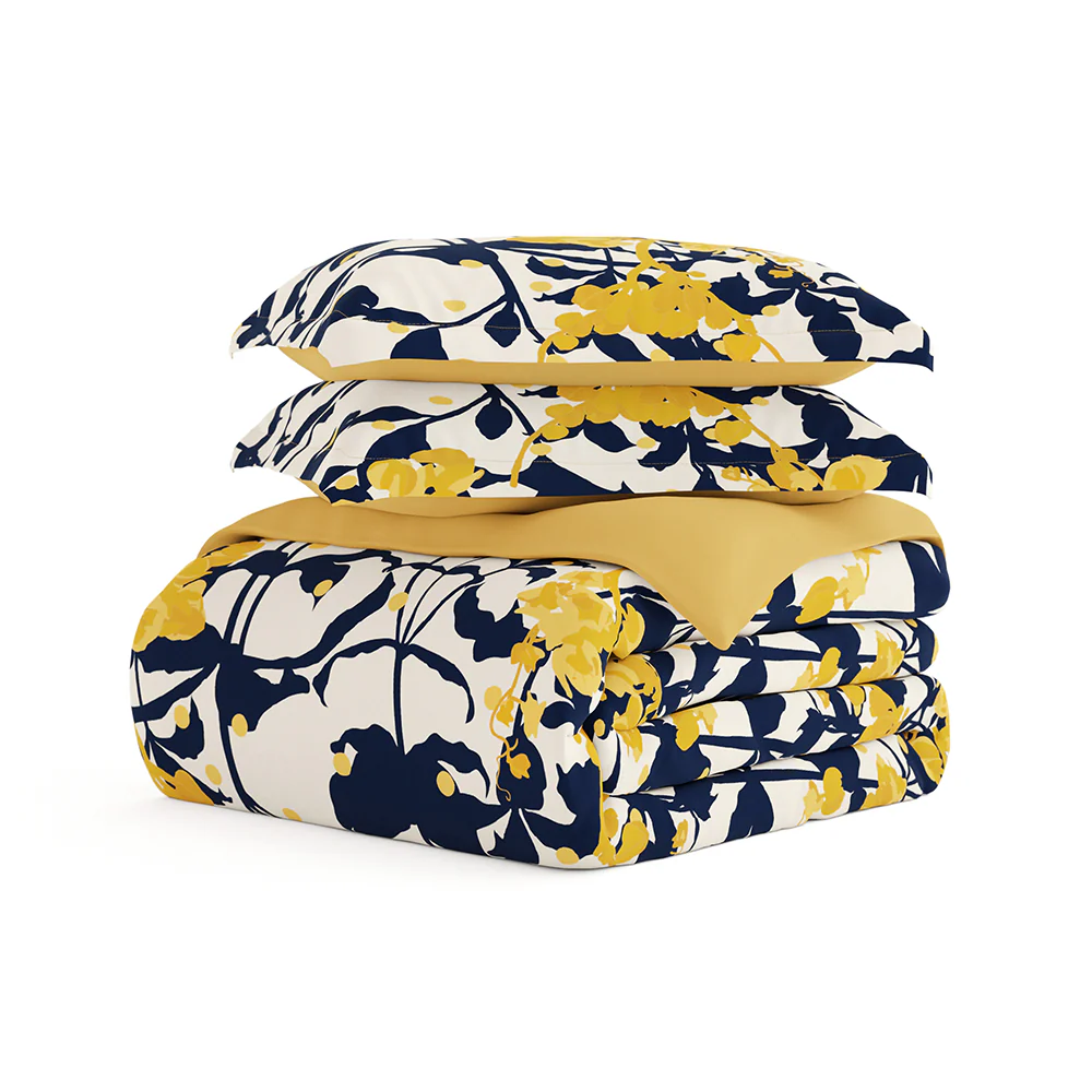 Boho Flower Pattern 3-Piece Reversible Duvet Cover Set (Sale) - Image 17