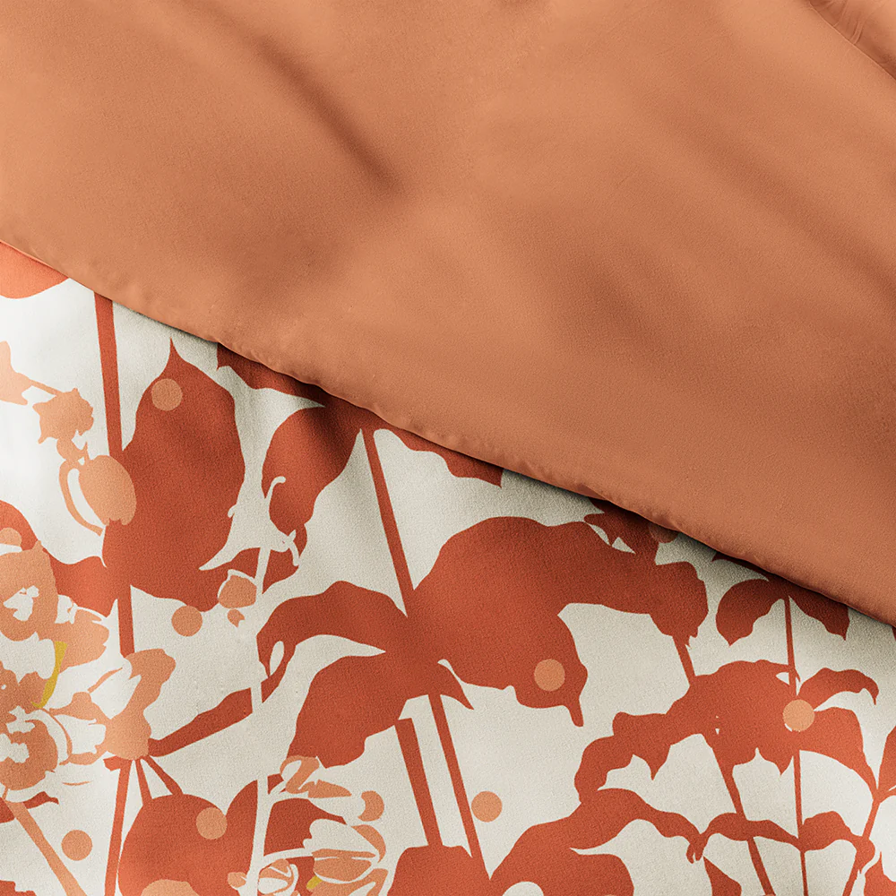 Boho Flower Pattern 3-Piece Reversible Duvet Cover Set (Sale) - Image 27