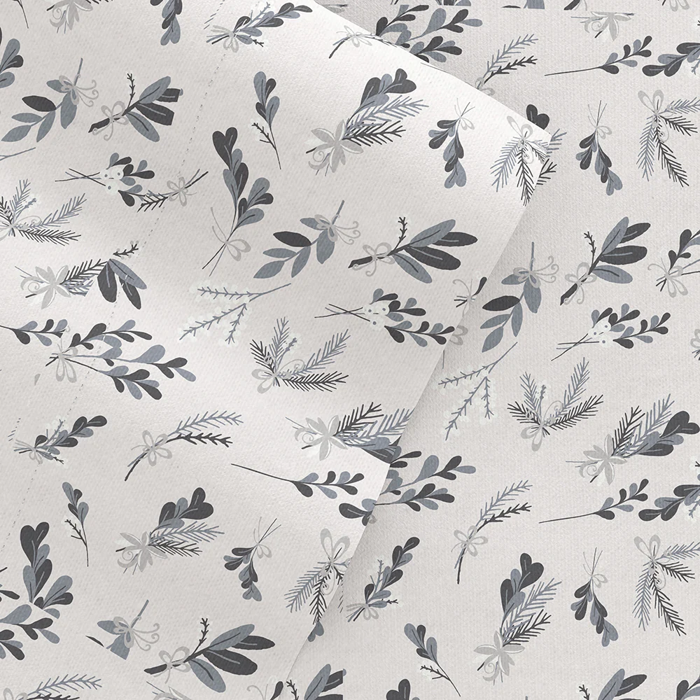 Botanical 4-Piece Flannel Sheet Set (Sale) - Image 2