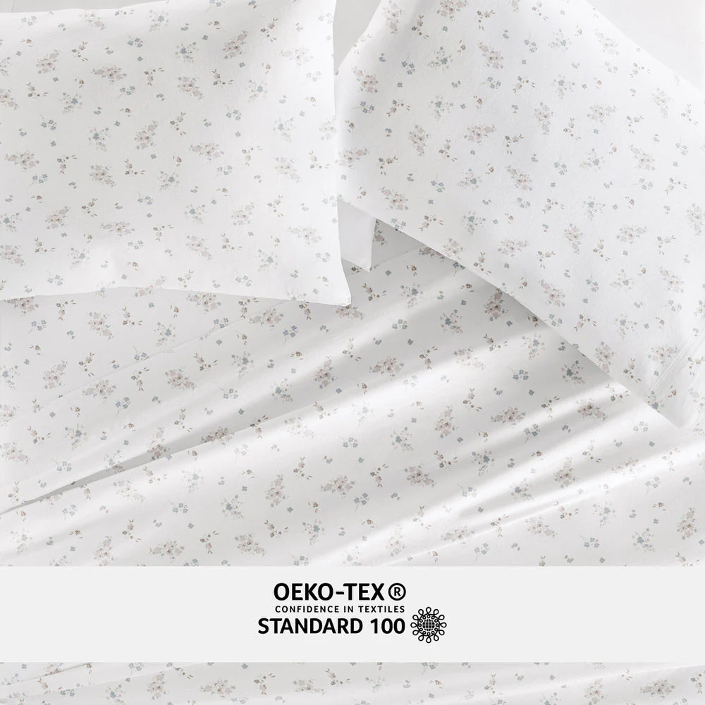 Bouquet Bliss 4-Piece Long Staple Cotton Sheet Set (Sale) - Image 12