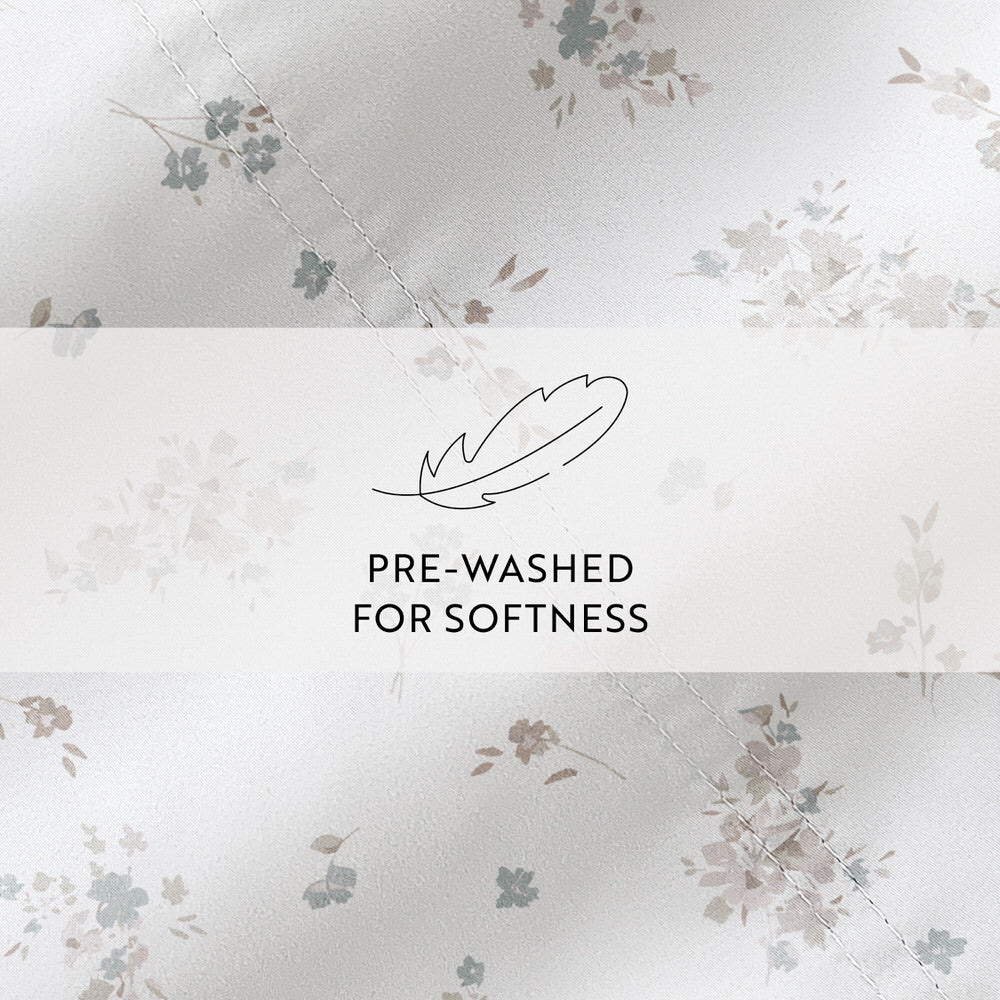 Bouquet Bliss 4-Piece Long Staple Cotton Sheet Set (Sale) - Image 14