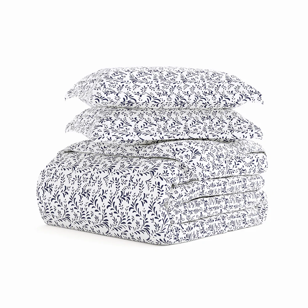 Burst of Vines Pattern 3-Piece Duvet Cover Set (Sale) - Image 10