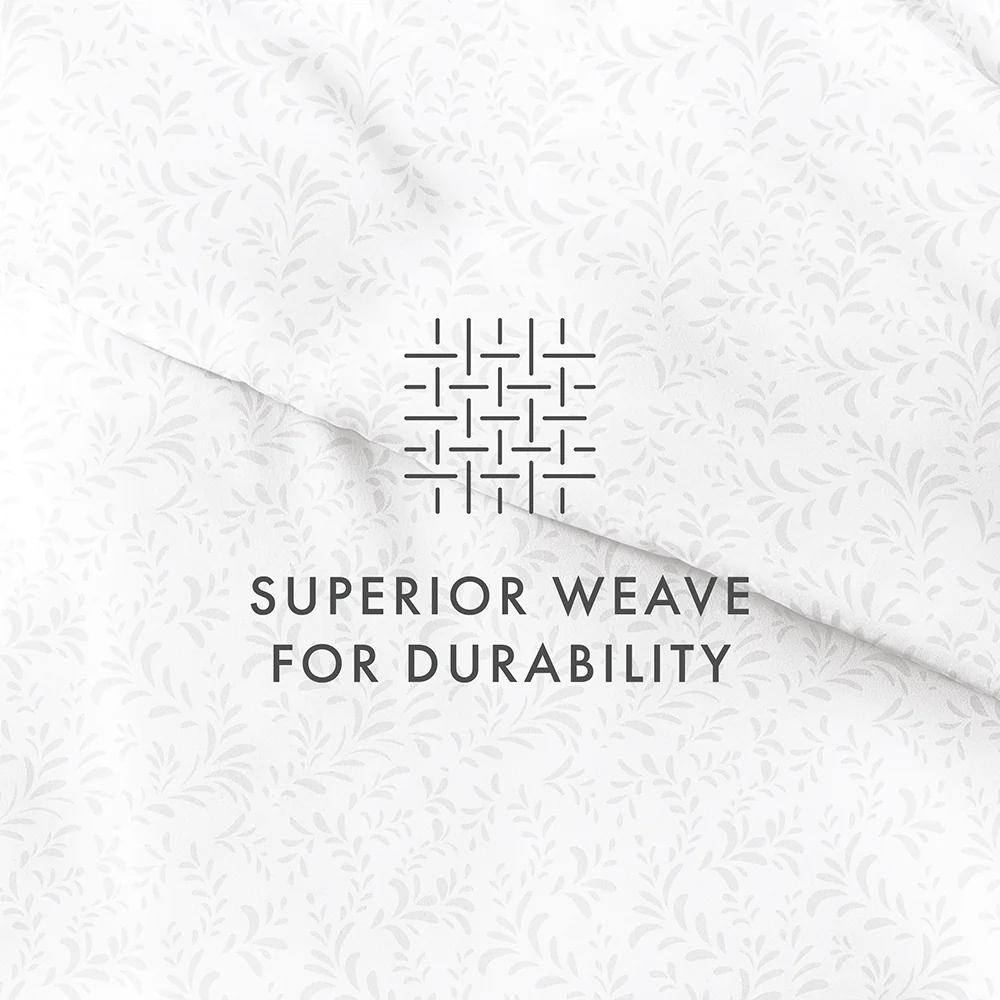 Burst of Vines Pattern 3-Piece Duvet Cover Set (Sale) - Image 30