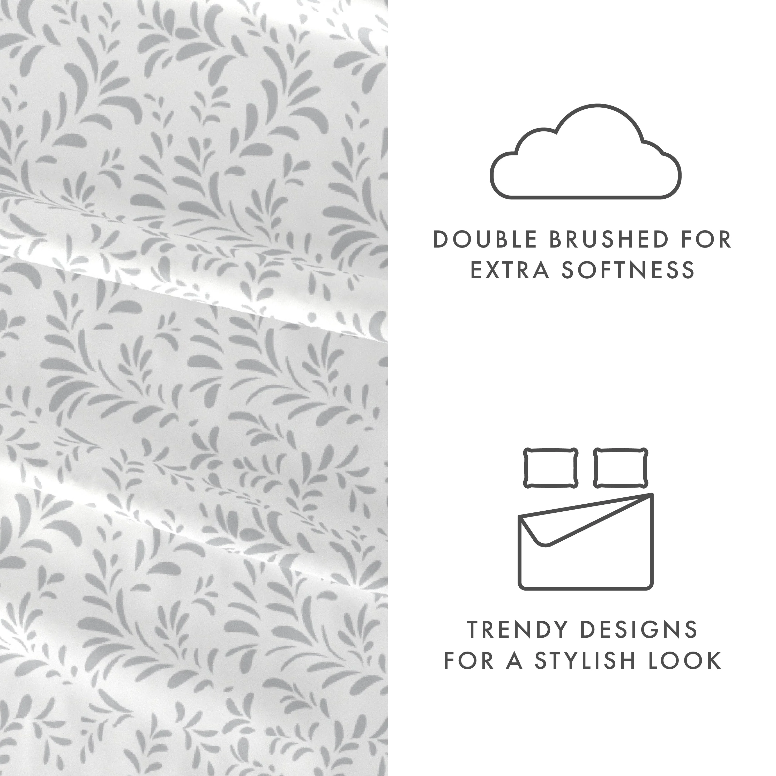 Burst of Vines Pattern 4-Piece Sheet Set (Sale) - Image 17