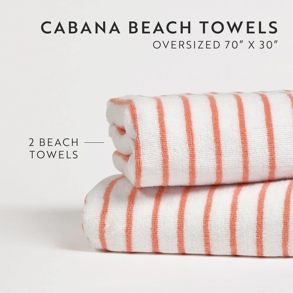 100% Cotton Cabana Towel Set (2-Pack) (Sale) - Image 26