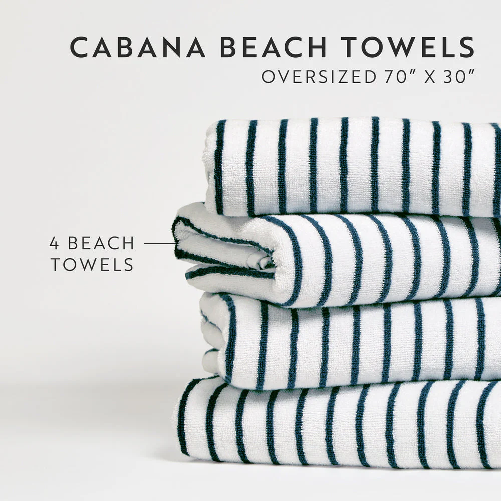 100% Cotton Cabana Towel Set (4-Pack) (Sale) - Image 26