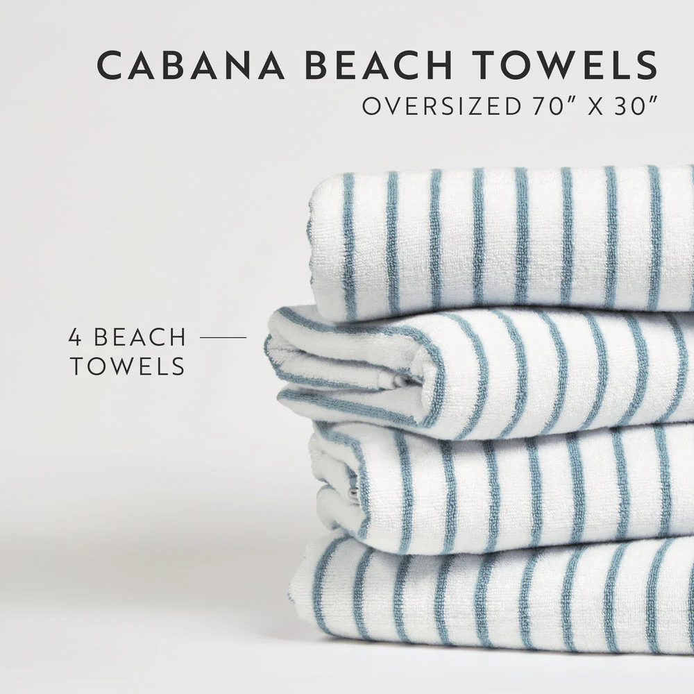100% Cotton Cabana Towel Set (4-Pack) (Sale) - Image 27
