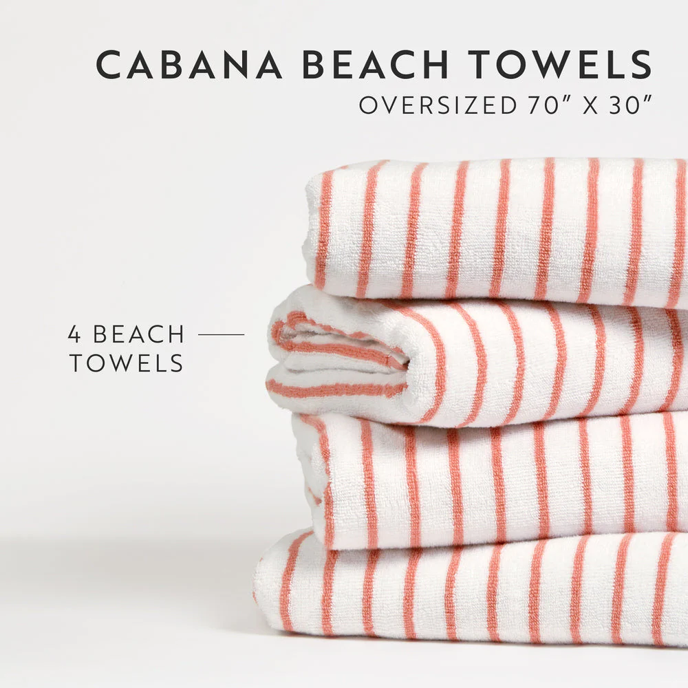 100% Cotton Cabana Towel Set (4-Pack) (Sale) - Image 30