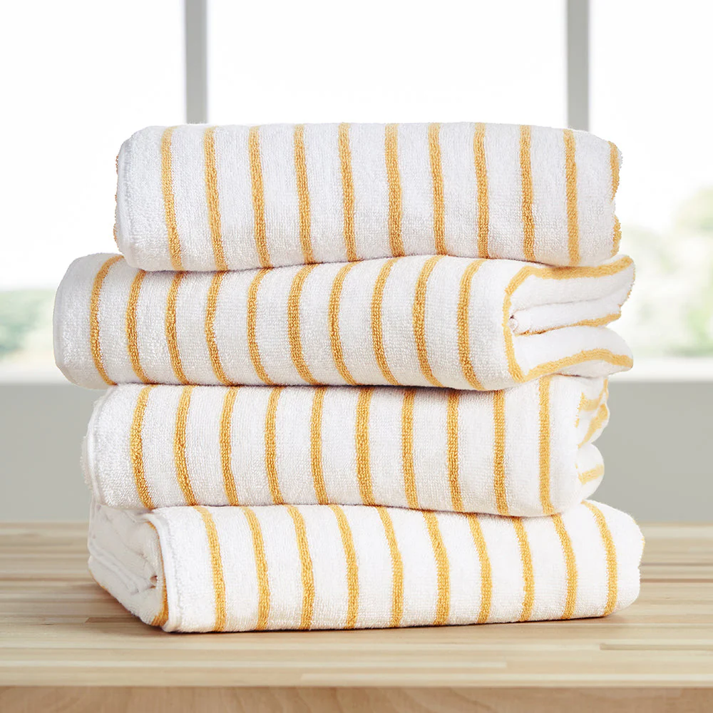 100% Cotton Cabana Towel Set (4-Pack) (Sale) - Image 4