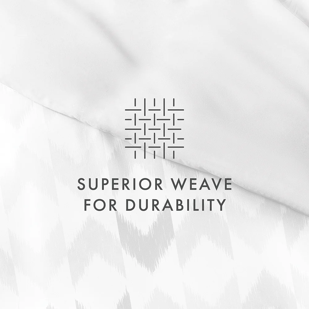 Chevron Sleep Pattern 3-Piece Reversible Duvet Cover Set (Sale) - Image 12