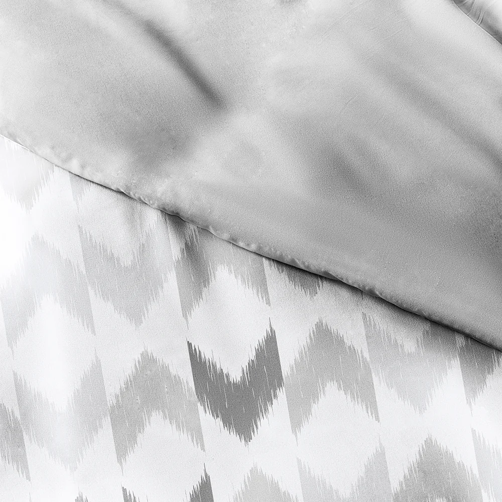 Chevron Sleep Pattern 3-Piece Reversible Duvet Cover Set (Sale) - Image 9