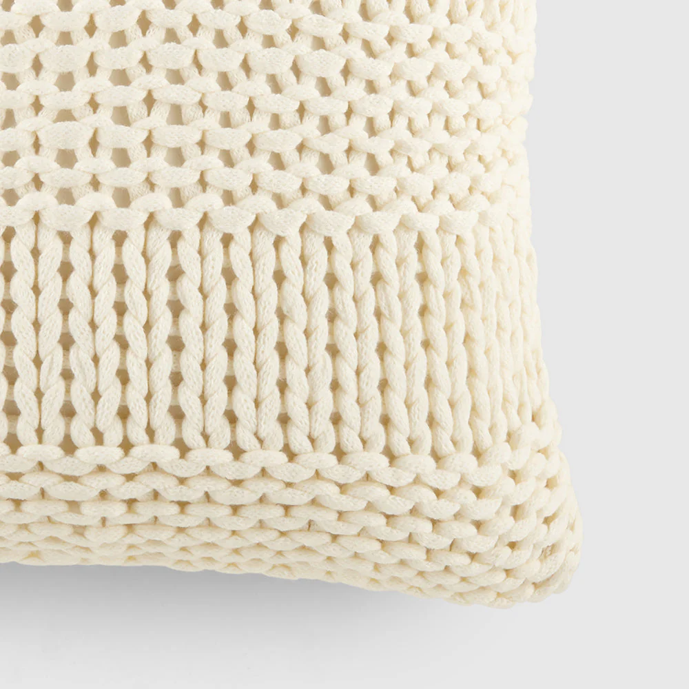 Chunky Knit Throw Pillow Cover and Insert (Sale) - Image 10
