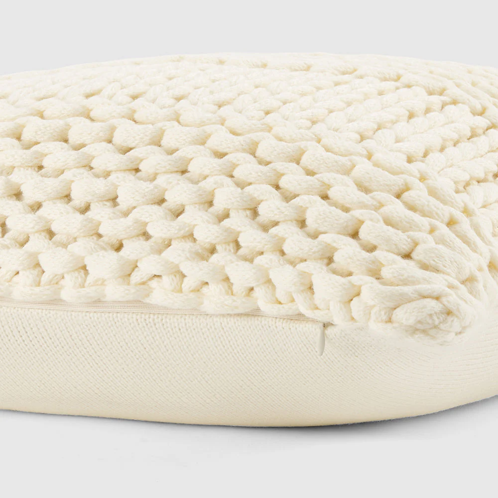 Chunky Knit Throw Pillow Cover and Insert (Sale) - Image 15
