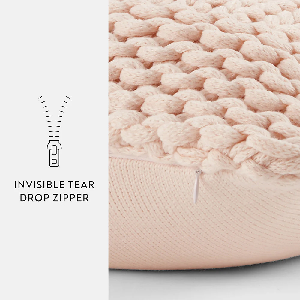 Chunky Knit Throw Pillow Cover and Insert (Sale) - Image 16