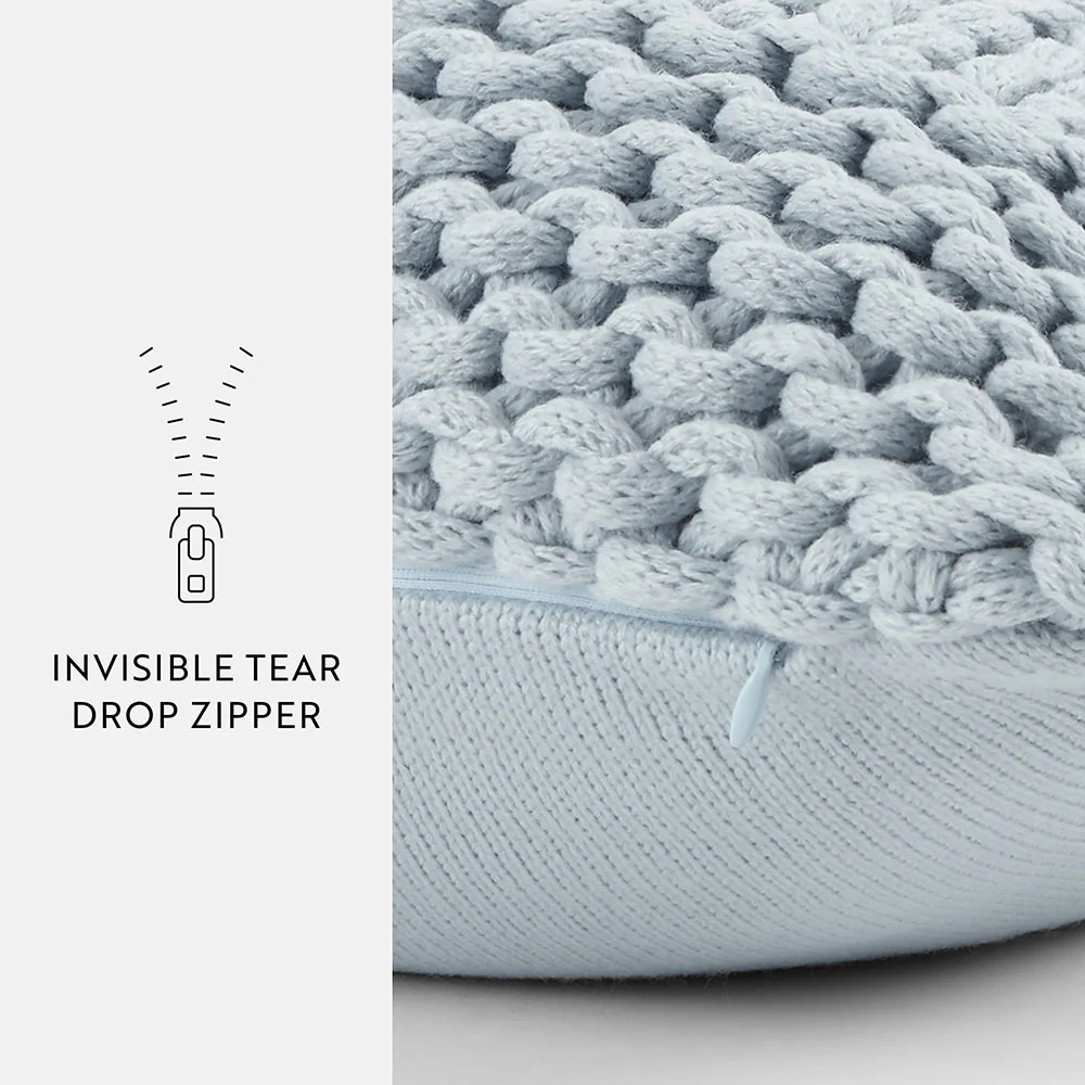 Chunky Knit Throw Pillow Cover and Insert (Sale) - Image 17