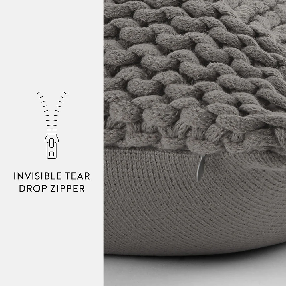 Chunky Knit Throw Pillow Cover and Insert (Sale) - Image 18