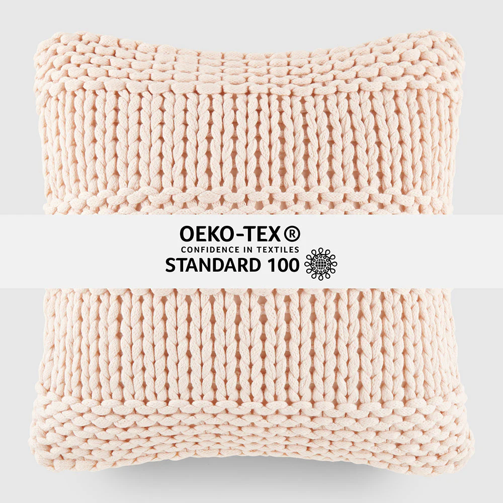Chunky Knit Throw Pillow Cover and Insert (Sale) - Image 26