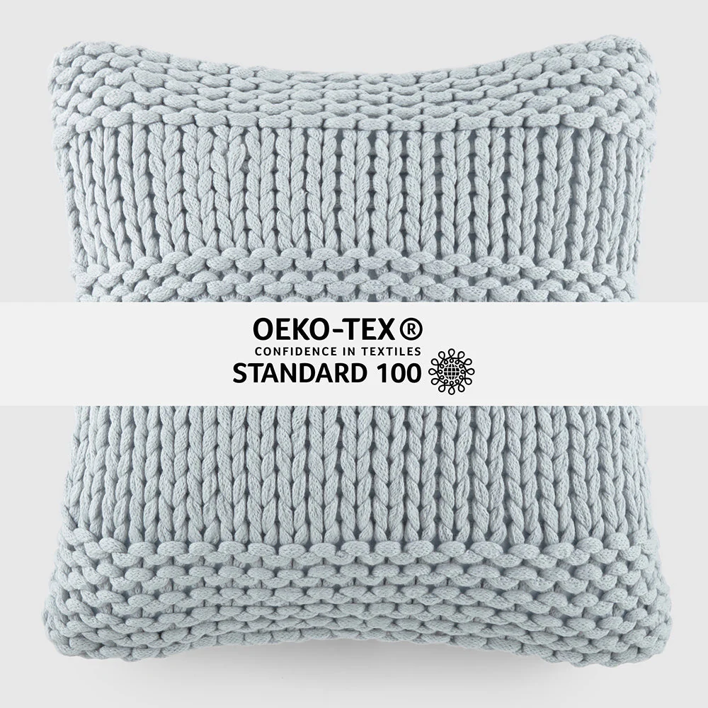 Chunky Knit Throw Pillow Cover and Insert (Sale) - Image 27