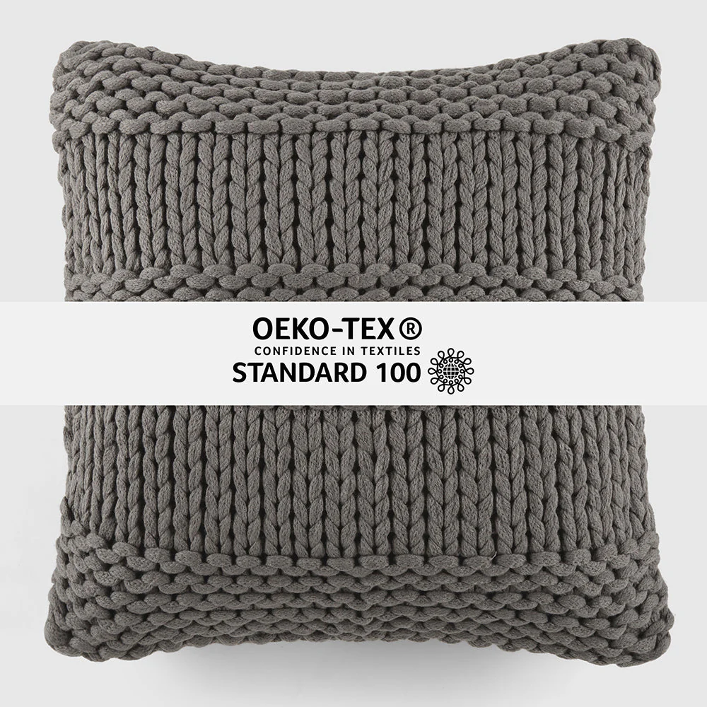 Chunky Knit Throw Pillow Cover and Insert (Sale) - Image 28