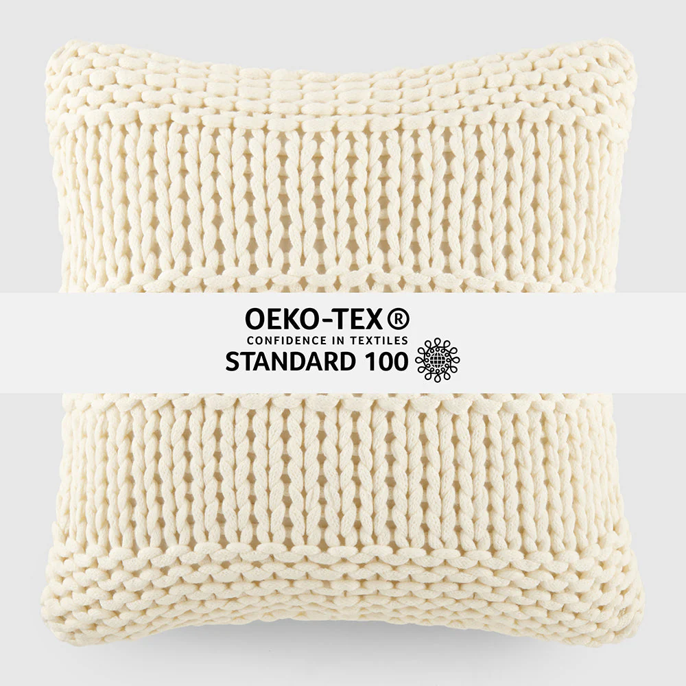 Chunky Knit Throw Pillow Cover and Insert (Sale) - Image 30