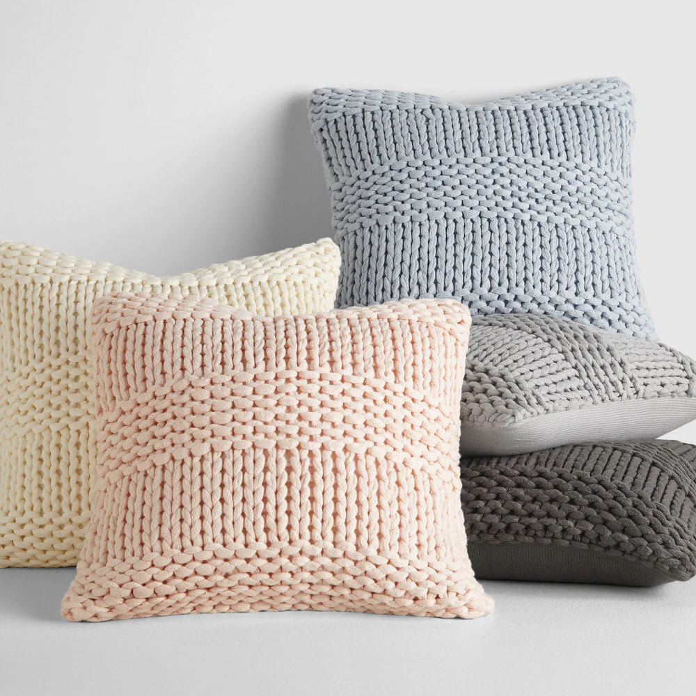 Chunky Knit Throw Pillow Cover and Insert (Sale) - Image 40