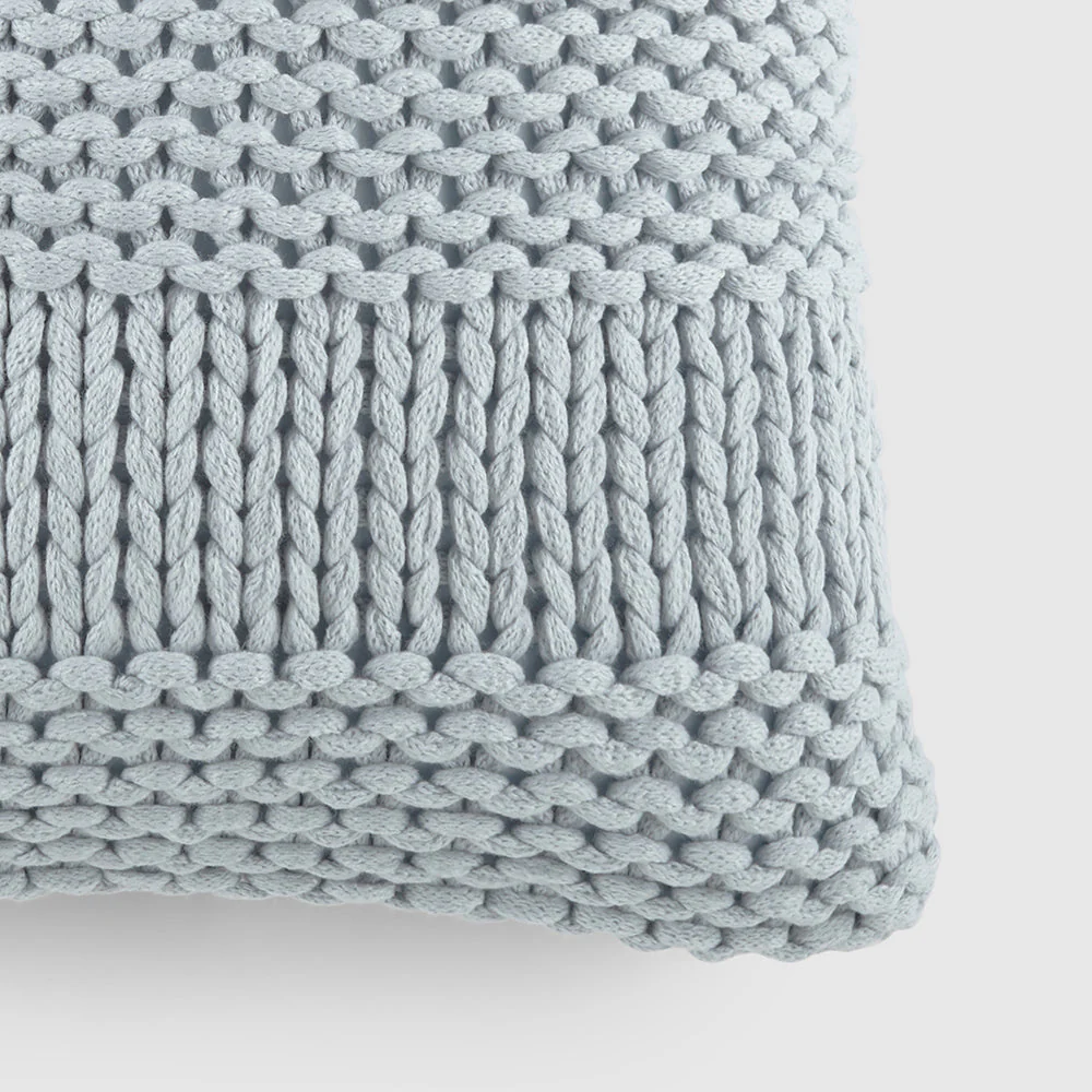 Chunky Knit Throw Pillow Cover and Insert (Sale) - Image 7