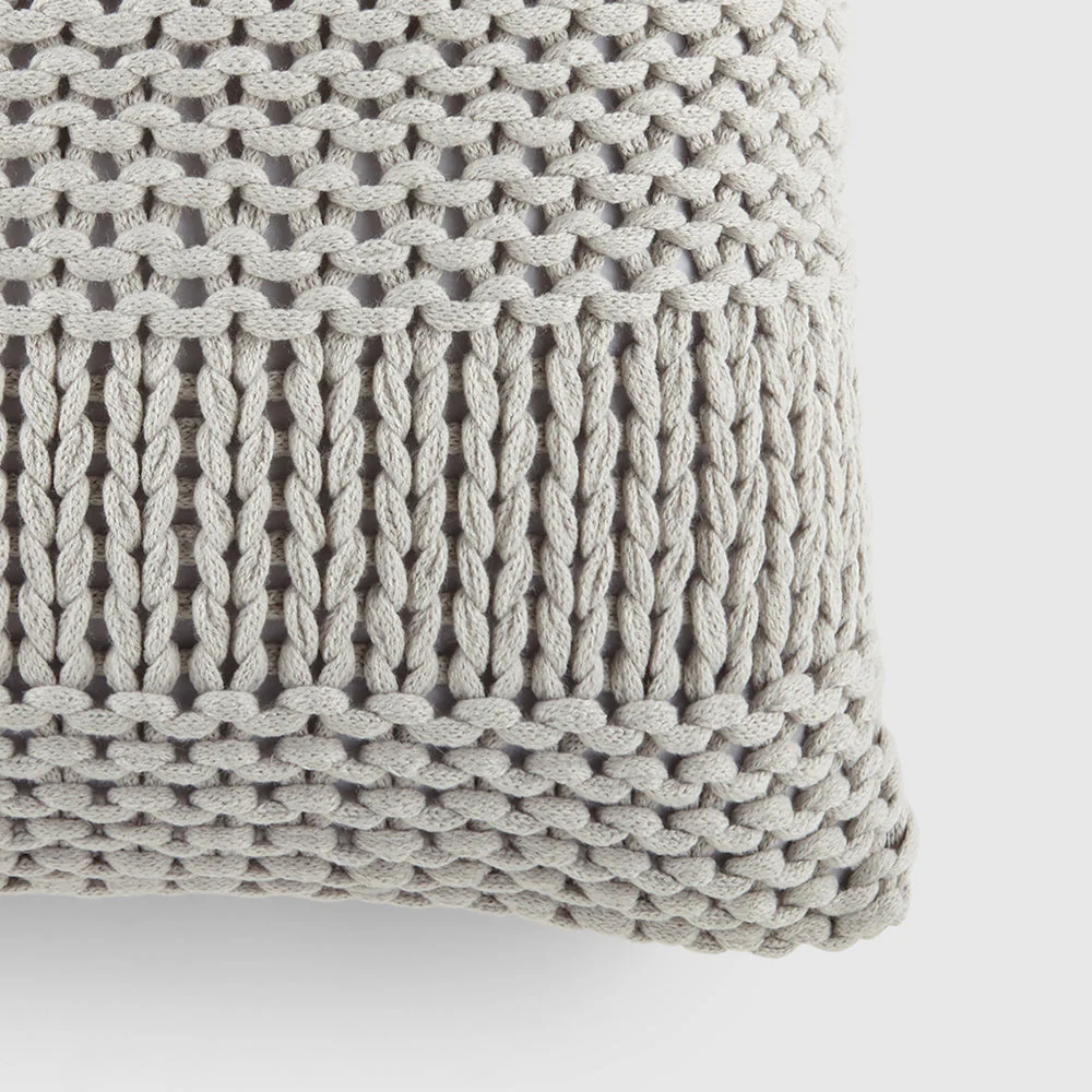 Chunky Knit Throw Pillow Cover and Insert (Sale) - Image 9