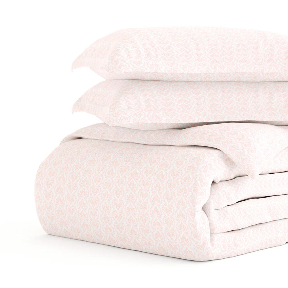 Classic in Pink Pattern 3-Piece Duvet Cover Set (Sale) - Image 5