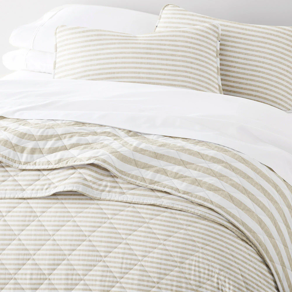 Classic Stripe Reversible Quilted Coverlet Set (Sale) - Image 11