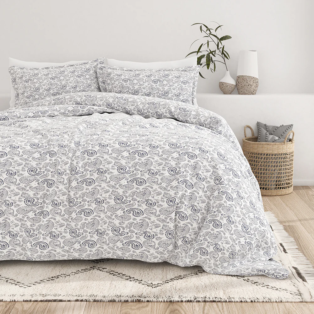 Coarse Paisley Pattern 3-Piece Duvet Cover Set (Sale)