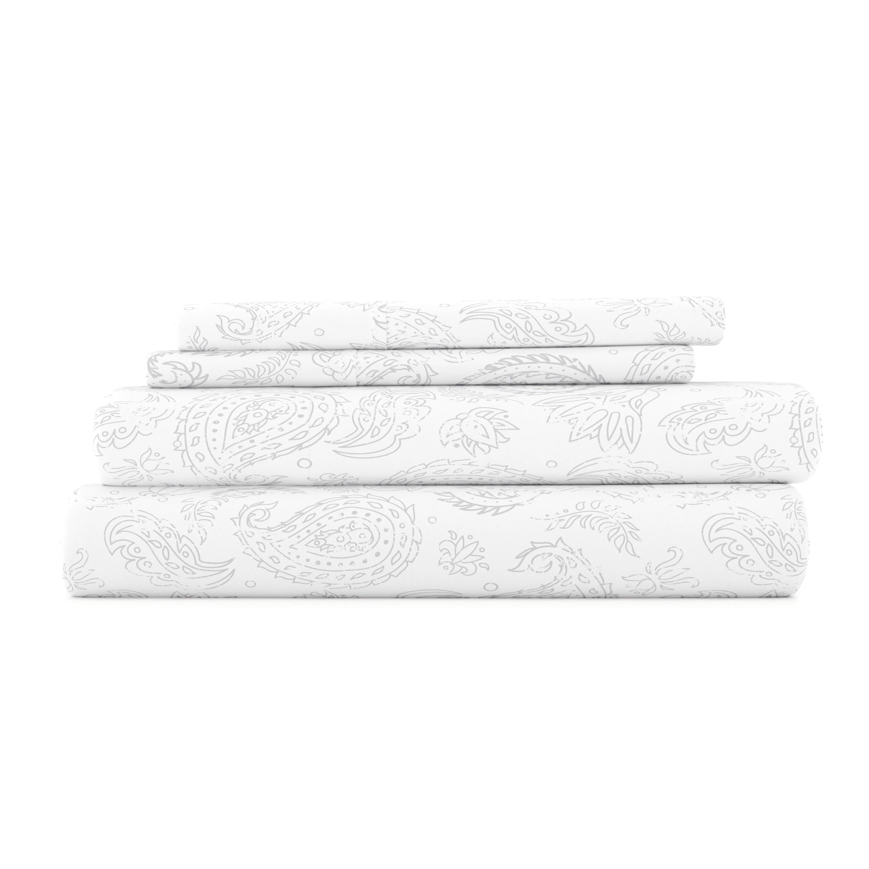 Coarse Paisley Pattern 4-Piece Sheet Set (Sale) - Image 2