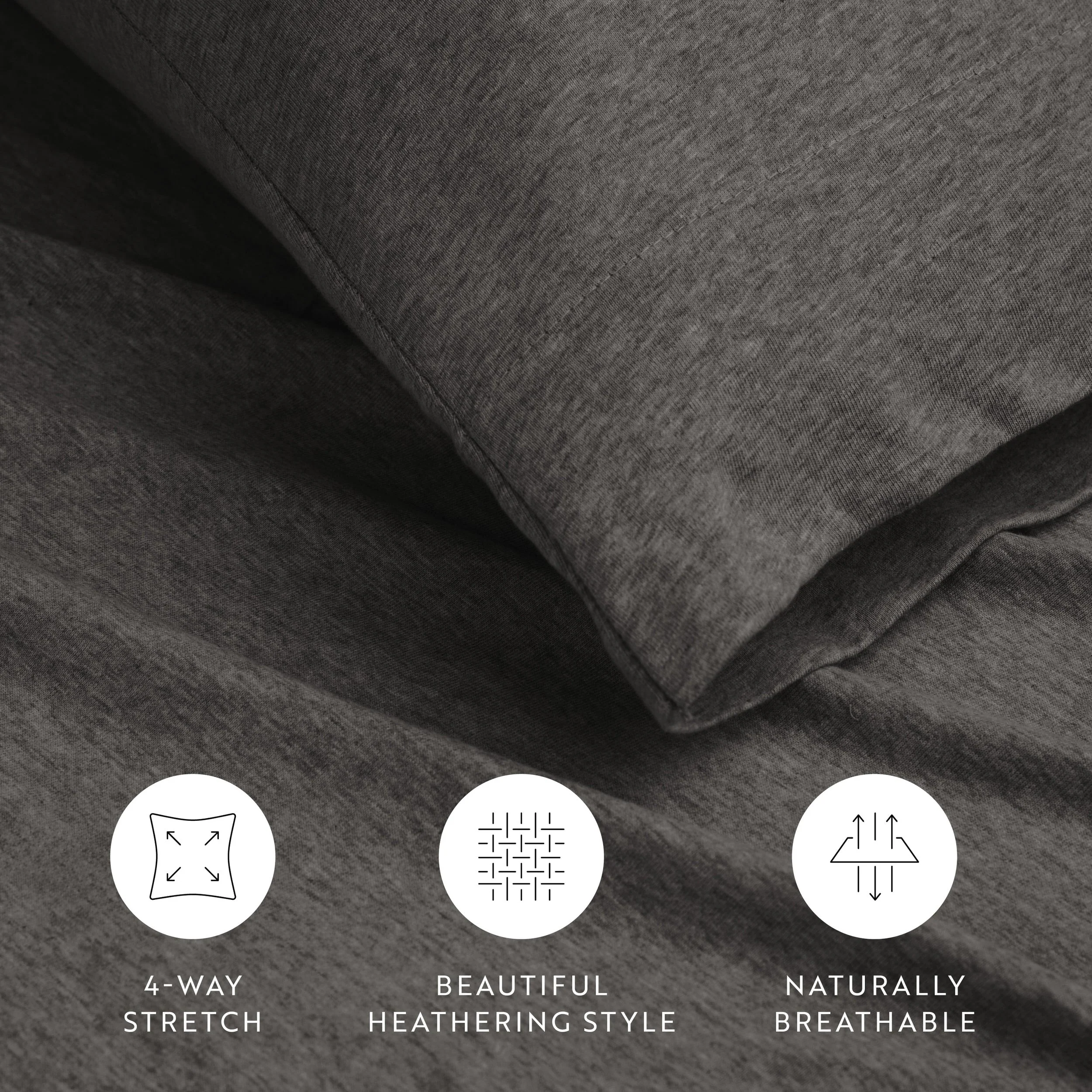 Jersey Knit 4-Piece Cotton Sheet Set (Sale) - Image 14