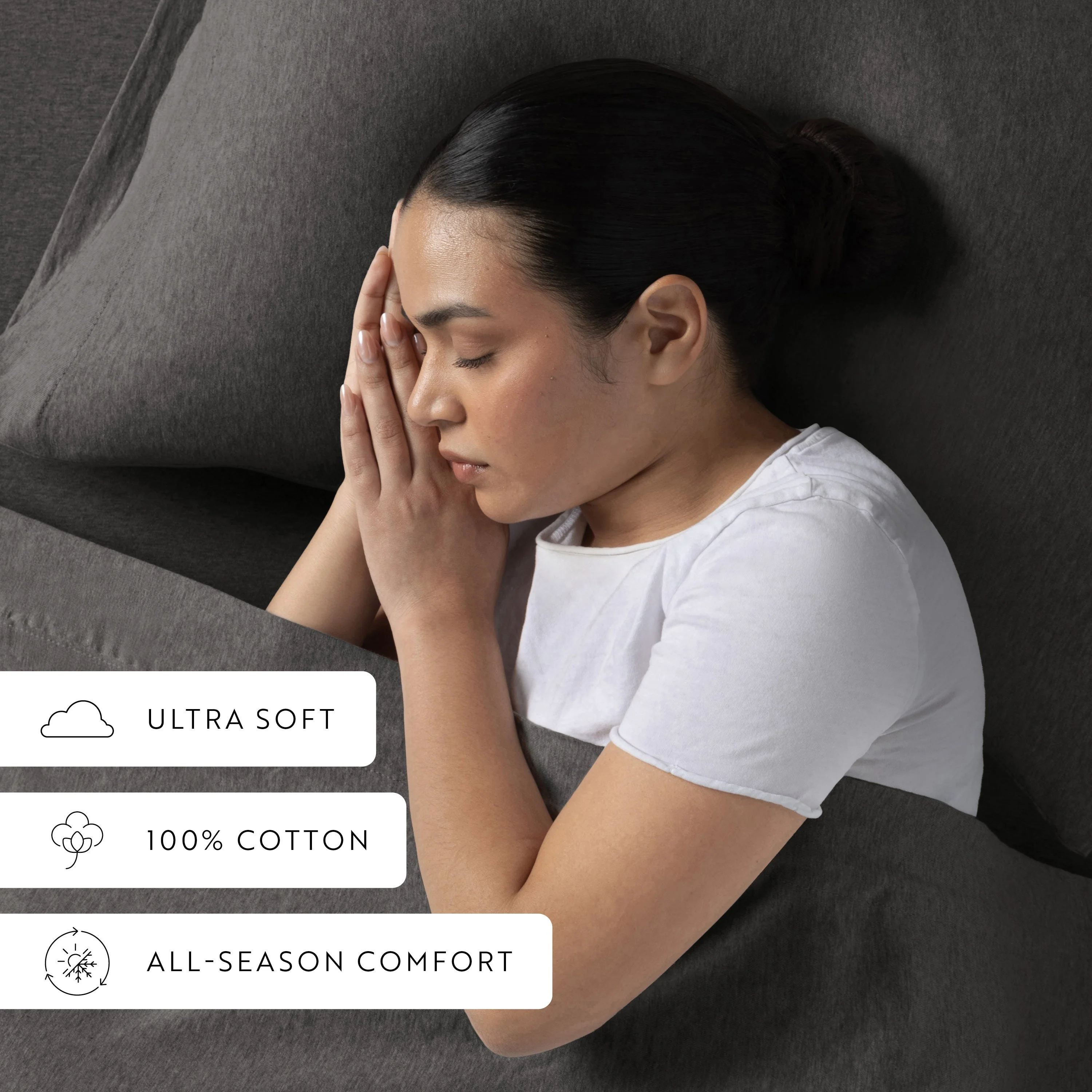 Jersey Knit 4-Piece Cotton Sheet Set (Sale) - Image 21