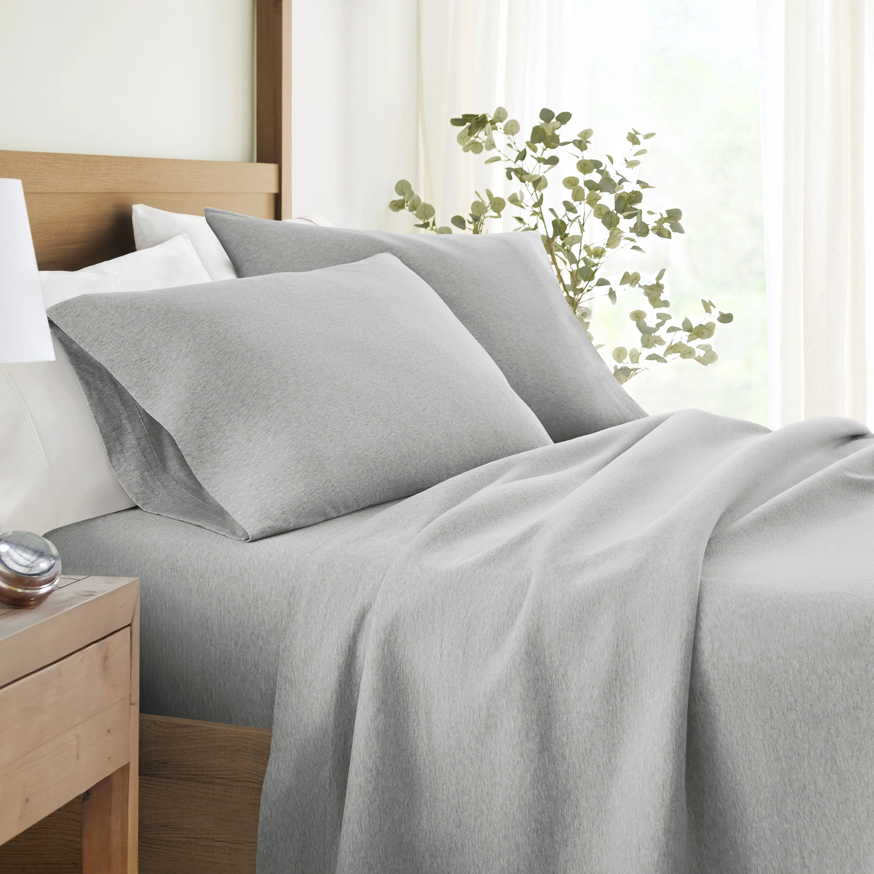 Jersey Knit 4-Piece Cotton Sheet Set (Sale) - Image 3