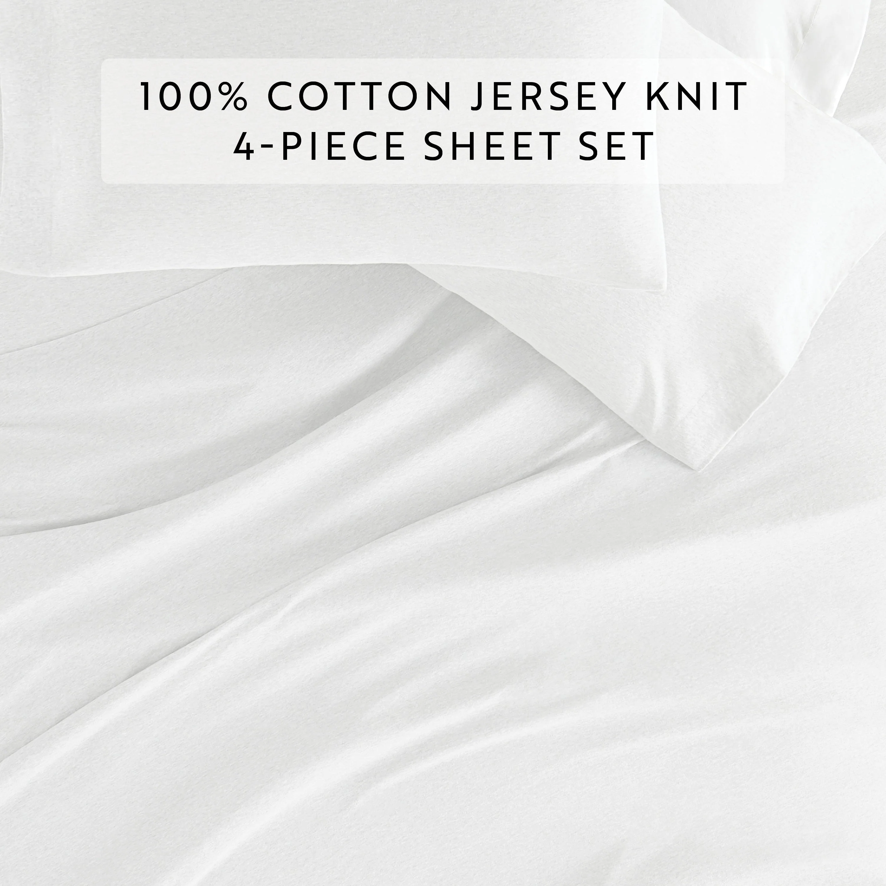 Jersey Knit 4-Piece Cotton Sheet Set (Sale) - Image 35