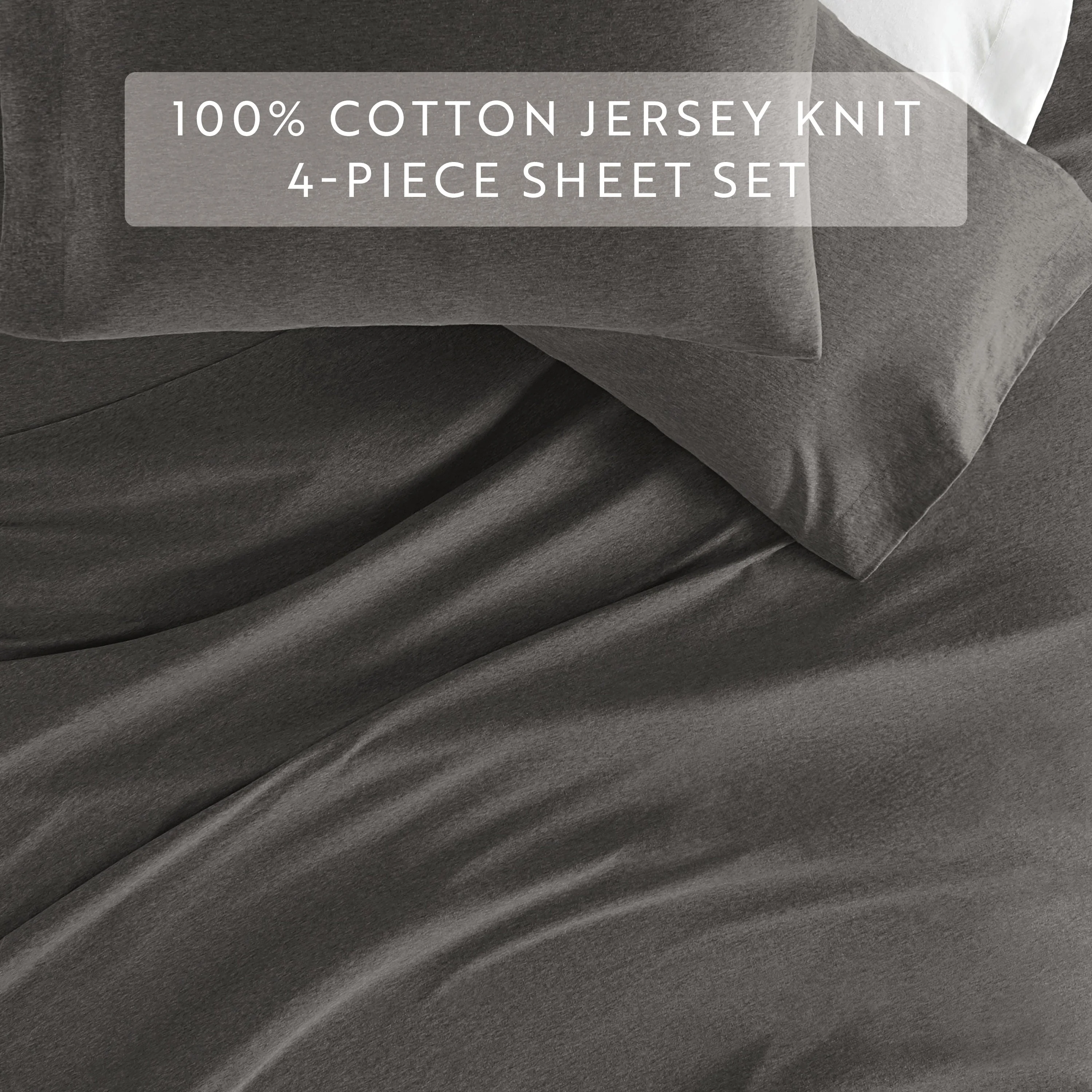 Jersey Knit 4-Piece Cotton Sheet Set (Sale) - Image 38