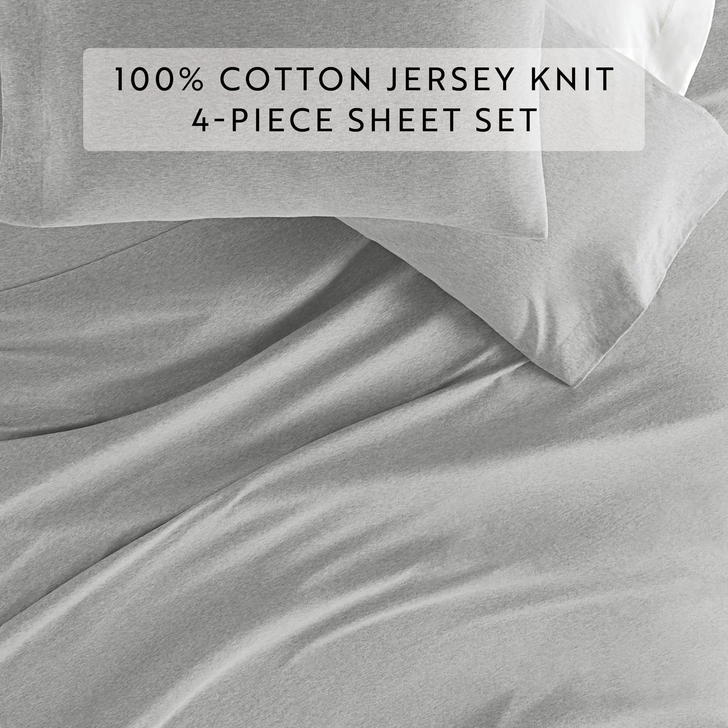 Jersey Knit 4-Piece Cotton Sheet Set (Sale) - Image 39