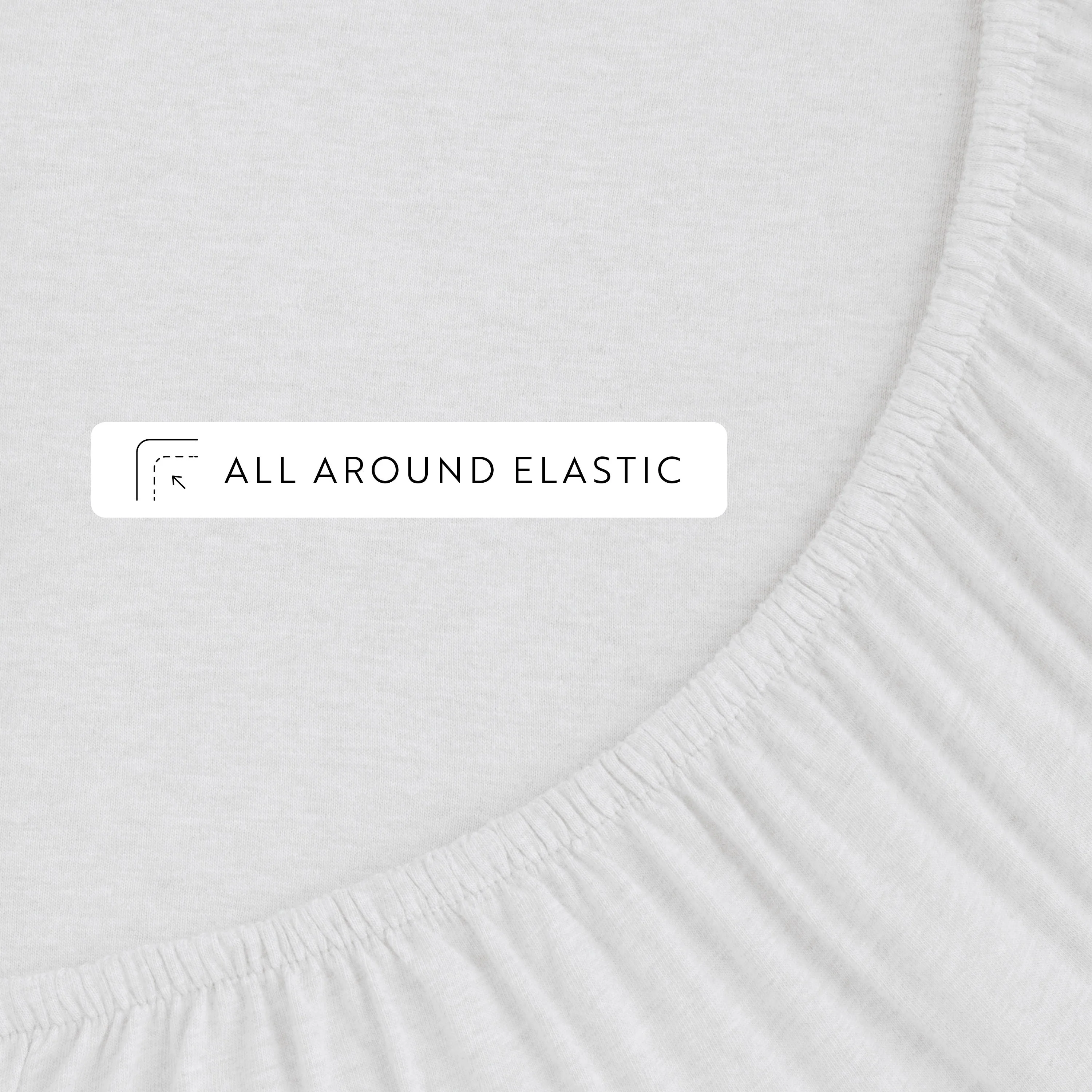 Jersey Knit 4-Piece Cotton Sheet Set (Sale) - Image 41