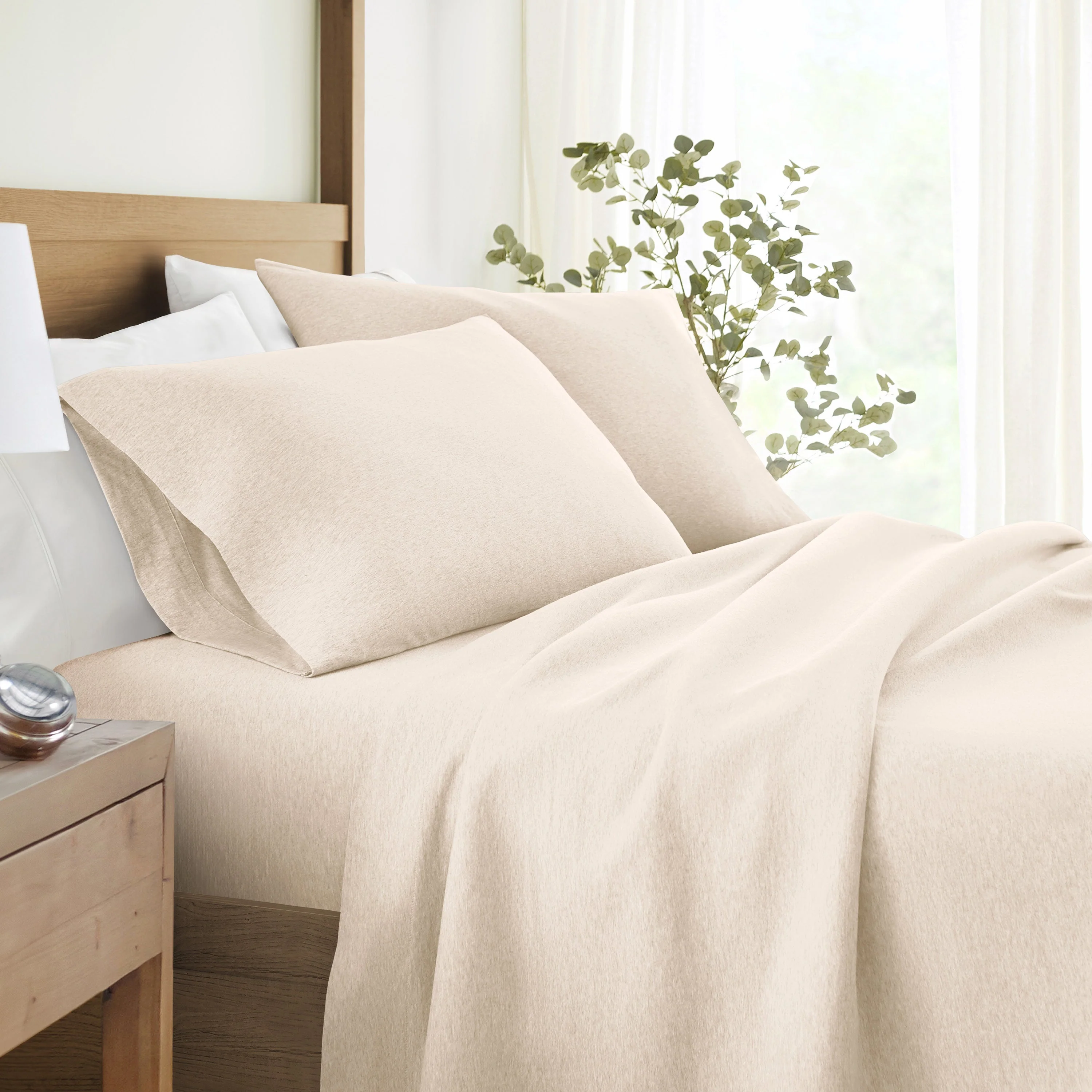 Jersey Knit 4-Piece Cotton Sheet Set (Sale) - Image 5