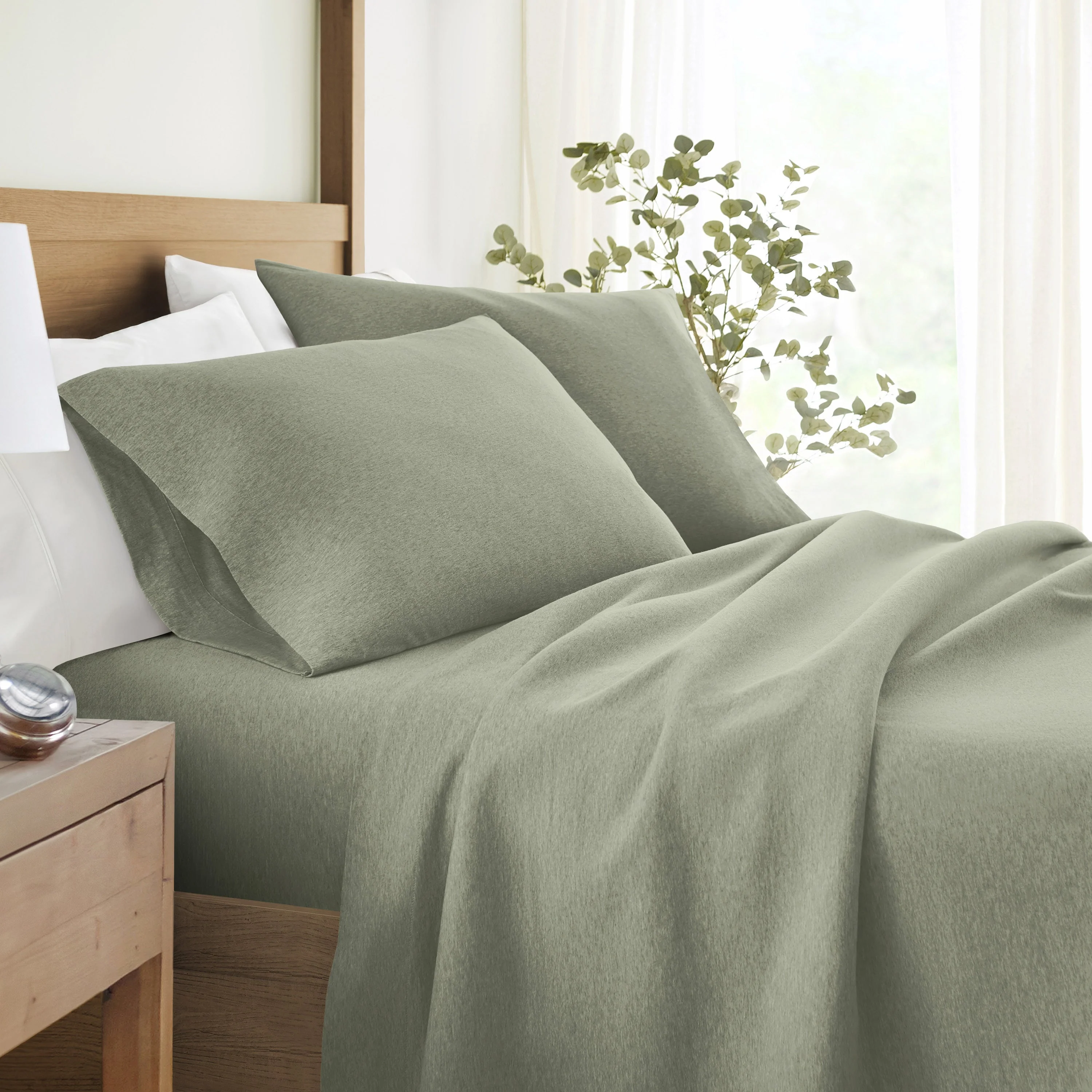 Jersey Knit 4-Piece Cotton Sheet Set (Sale) - Image 6