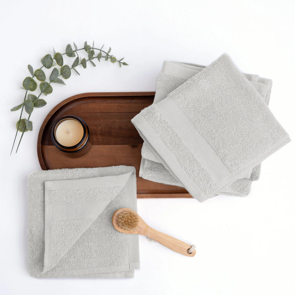 Ultra Soft 100% Cotton 6-Piece Washcloth Set (Sale)
