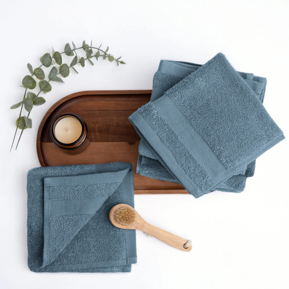 Ultra Soft 100% Cotton 6-Piece Washcloth Set (Sale) - Image 2