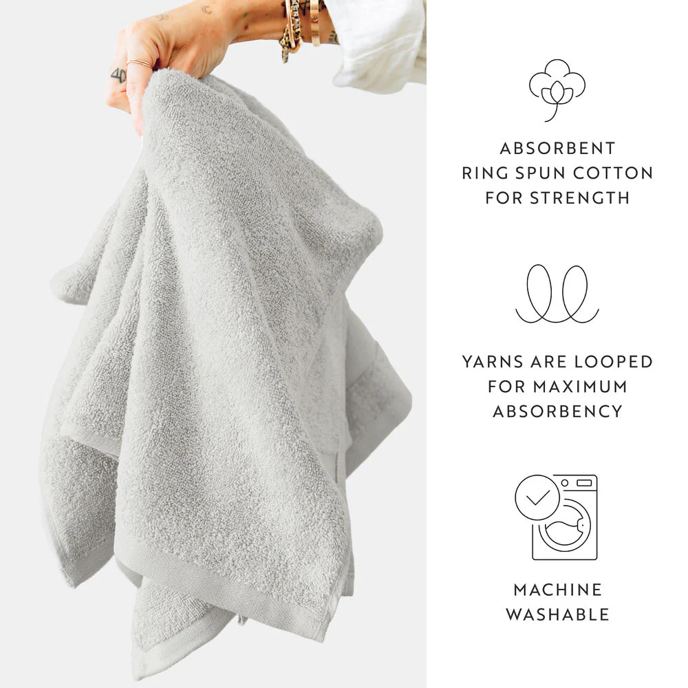 Ultra Soft 100% Cotton 6-Piece Washcloth Set (Sale) - Image 25