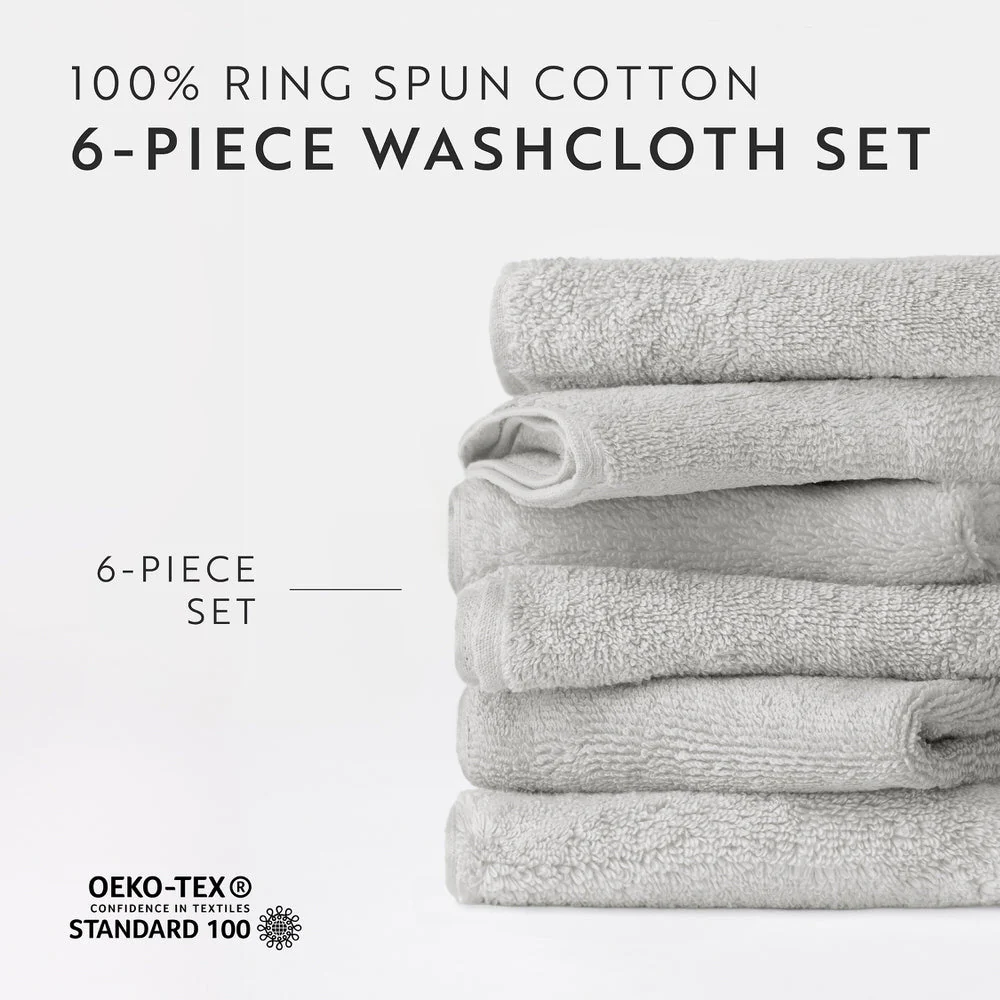 Ultra Soft 100% Cotton 6-Piece Washcloth Set (Sale) - Image 29