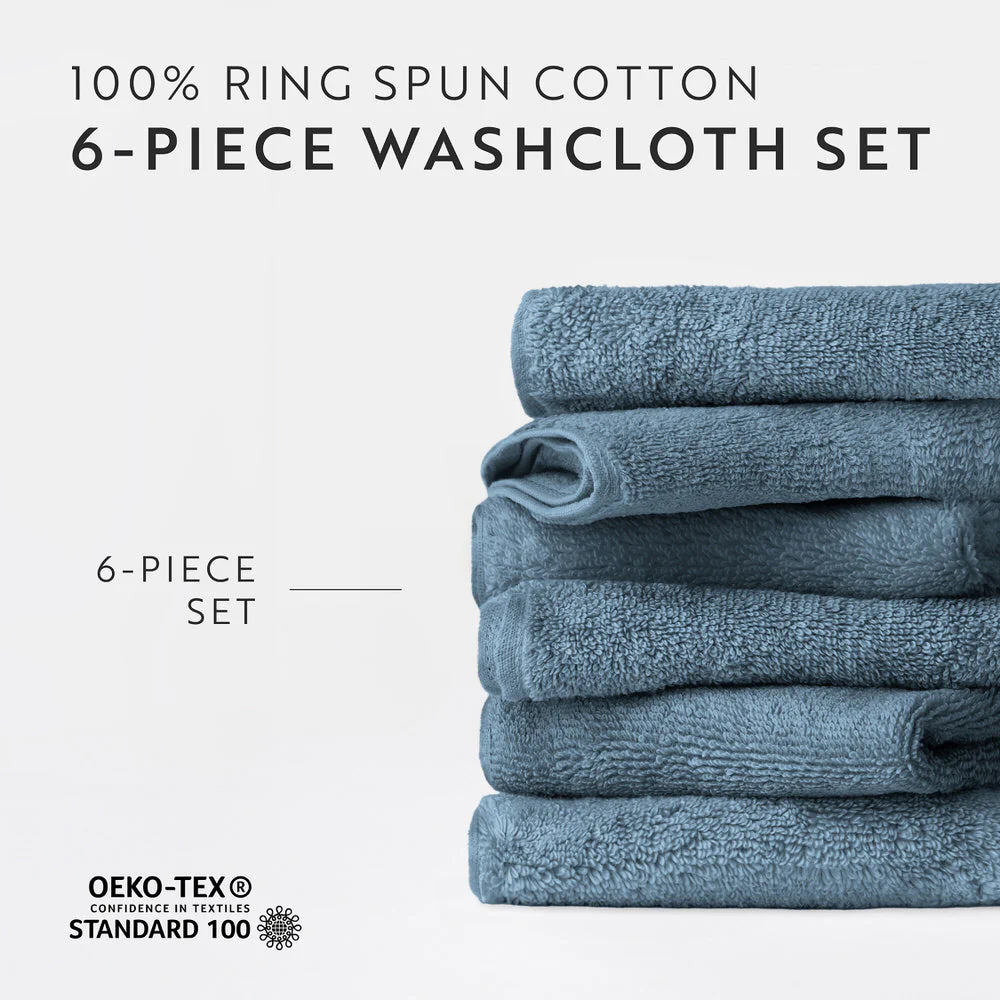Ultra Soft 100% Cotton 6-Piece Washcloth Set (Sale) - Image 30